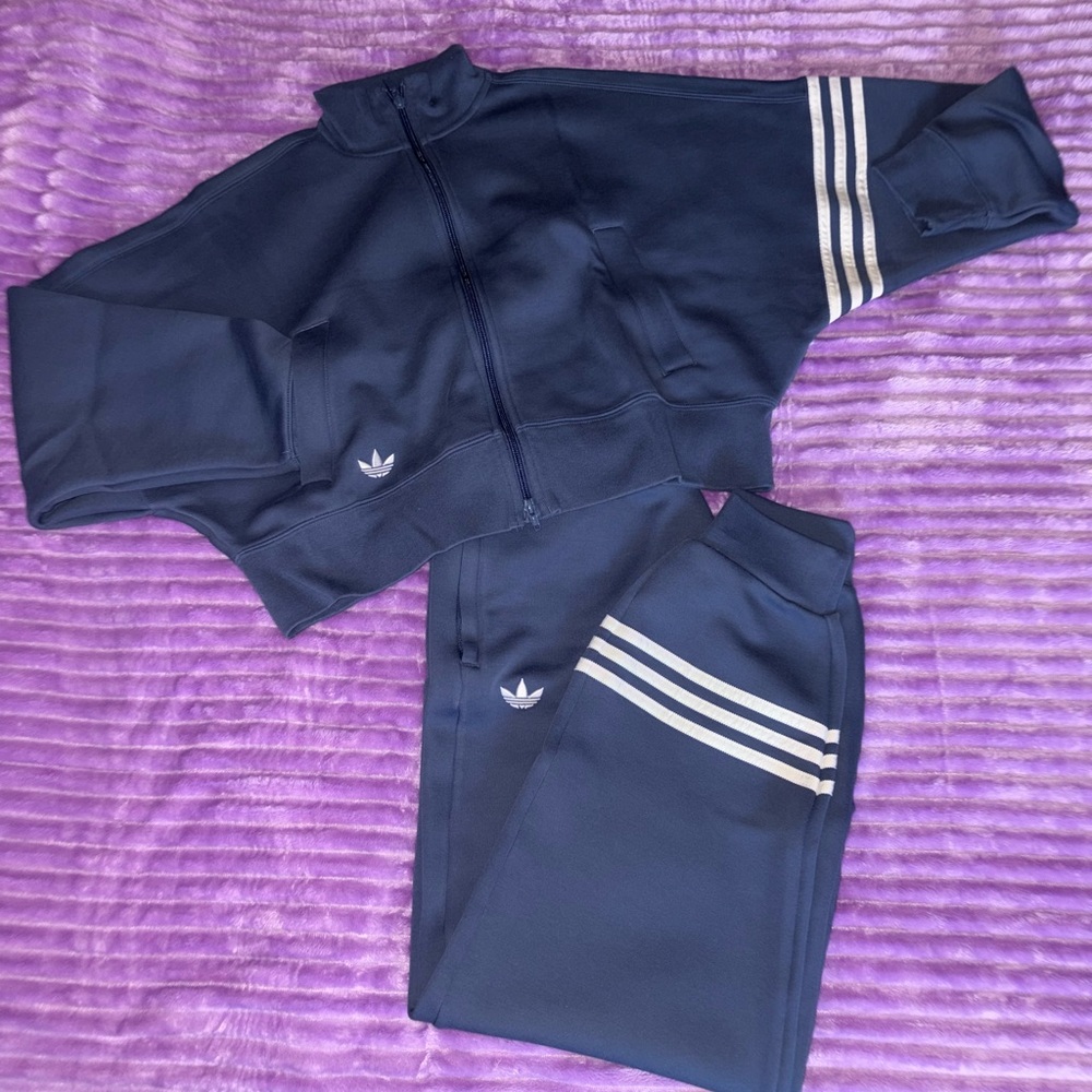 ADIDAS SPORT CROP JUMPSUIT MATCHING SET